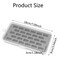 YEQIN Set of 2 Plastic Bobbin Storage Boxes Sewing Craft Plastic Case Storage Box Grey