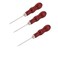 uxcell Wooden Grip Tailor Sew Tip Needle Sewing Pricker Awl Tool 3pcs