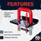 Vehiclex AntiRattle Hitch Tightener Clamp for 25 Receivers Galvanized HeavyDuty Stabilizer with 044 UBolt RustProof for Trailers Trucks