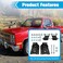 LABLT Rear Leaf Spring Hanger Bracket Shackle Kit Replacement for GMC Sierra 1500 Chevy Silverado 1500 19992013 12474021