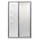 RecPro RV Retractable Rolling Shower Door Replacement Woven Mesh with Vinyl Platinum 36 x 67