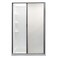 RecPro RV Retractable Rolling Shower Door Replacement Woven Mesh with Vinyl Platinum 36 x 67