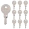 Neeseelily 10Pcs CH751 Keys 751CH RV Keys Compatible with RV Compartments RV Campers Push Locks Storage Cabinets Door Locks Trailers Boats Locks THandles Shells Tool Boxes