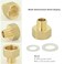 AimatRun Brass 38M to 12F Reducer for RV Kitchen Supply 3 Pcs