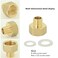 AimatRun Brass 38M to 12F Reducer for RV Kitchen Supply 3 Pcs
