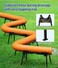 PAHTTO RV Sewer Hose Support 15FT HeavyDuty Camper Waste Hose Holder with 7 Foldable Sections Adjustable Stable Waste Drainage Support with Strap Stackable WeatherResistant Patent Pending