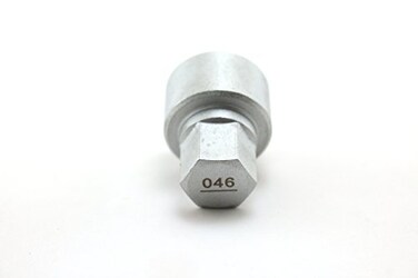 TEMO 46 Wheel Lock Lugnut AntiTheft Lug Nut Screw Removal Socket Key S3055 for BMW Vehicles