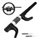 TIPHOPE Car Steering Lock AntiTheftKeyless Password High Security Wheel Lock Heavy Duty Adjustable Length Vehicle Locks Protective Universal Wheel Lock Compatible with Car Truck SUV