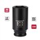 MIXPOWER 12 Drive Deep Impact Socket CRMO 30mm METRIC 6 Point Axle Nut Impact Grade Socket for Easy Removal