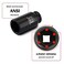 MIXPOWER 12 Drive Deep Impact Socket CRMO 30mm METRIC 6 Point Axle Nut Impact Grade Socket for Easy Removal