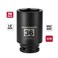 MIXPOWER 12 Drive Deep Impact Socket CRMO 36 mm METRIC 6 Point Axle Nut Impact Grade Socket for Easy Removal