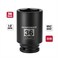 MIXPOWER 12 Drive Deep Impact Socket CRMO 36 mm METRIC 6 Point Axle Nut Impact Grade Socket for Easy Removal
