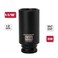 MIXPOWER 12 Inch Drive Deep Impact Socket 1116 SAE CRMO 6 Point Axle Nut Impact Grade Socket for Easy Removal