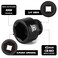 MIXPOWER 34 Drive Shallow Impact Socket 42mm CRMO Metric 6 Point Axle Nut Impact Grade Socket for Easy Removal