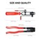 Ulable CV Joint Boot Clamp Pliers Automotive CV Boot Clamp Tool Set Hose Clamp Pliers CV Axle Clamp Tool Suitable for Vehicles ATV UTV boot Clamps Red