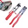 Ulable CV Joint Boot Clamp Pliers Automotive CV Boot Clamp Tool Set Hose Clamp Pliers CV Axle Clamp Tool Suitable for Vehicles ATV UTV boot Clamps Red