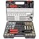 TOMMARS 49Piece Thread Chaser Set Repair Kit UNC UNF Metric with Taps Dies and Thread Files for Rethreading and Restoration