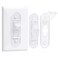CLYMENE Wall Switch Guard Childproof Light Switch Cover Guard Toggle Style Light Switch Protection Lock Toggle Switch in On or Off Position 2 Pack Clear