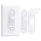 CLYMENE Wall Switch Guard Childproof Light Switch Cover Guard Toggle Style Light Switch Protection Lock Toggle Switch in On or Off Position 2 Pack Clear
