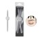 HOTWE Brow Measuring Tool for Mapping Stainless Steel Compass Eyebrow Ruler for Microblading Eyeliner Semi Permanent Makeup Silver