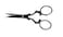 Badass Beard Care Beard Mustache Stainless Steel Trimming Scissors For Men Extremely Sharp and Durable Silver