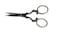 Badass Beard Care Beard Mustache Stainless Steel Trimming Scissors For Men Extremely Sharp and Durable Silver