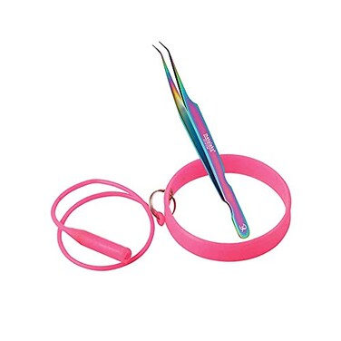 metaleks Eyelash Extension Tweezer Protector pink