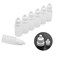 BEEK Jespeker 50 PCS 10ml Plastic Dropper Bottle Drop Bottles Empty Squeezable Eye Liquid Essential Oil Squeeze Bottle Small Dropper Refillable Containers with Caps