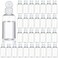 Tzirci 100 Pack 17 oz Empty Squeeze Bottles 50ml Travel Bottles Flip Caps