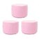 ASTRQLE 3PCS 100ML 100G 34oz Refillable Empty Plastic Makeup Cosmetic Jars Face Cream Eye Shadow Lip Balm Lotion Sample Storage Container Pot Bottle Case Holder With Screw Cap Pink