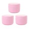 ASTRQLE 3PCS 100ML 100G 34oz Refillable Empty Plastic Makeup Cosmetic Jars Face Cream Eye Shadow Lip Balm Lotion Sample Storage Container Pot Bottle Case Holder With Screw Cap Pink