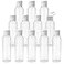 TRENDBOX 12 Pack Plastic Empty Bottles with Flip Cap for Shampoo Lotions Liquid Body Soap Cream 4 oz 120 ml
