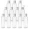 TRENDBOX 12 Pack Plastic Empty Bottles with Flip Cap for Shampoo Lotions Liquid Body Soap Cream 4 oz 120 ml