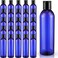 Eccliy 48 Pack 8oz Empty Plastic Squeeze Bottles with Disc Caps Travel Containers Refillable Plastic Empty Bottles with Caps for Shampoo Lotions Liquid Body Soap Creams Blue