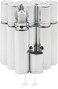 Ellbest 10ml Essential Oil Roller Bottle Portable Mini Cosmetic Perfume Rollerball Bottle Small Sample Container Rollon Bottles with Stainless Steel Balls FunnelsPack of 8Silver