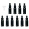 HOSL 1 Ounce Empty Spray Bottles for Cleaning Solution Travel bottles Refillable Fine Mist Perfume Sprayer Bottle Cosmetic Atomizers Spray Bottles 12 Pack Black