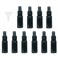 HOSL 1 Ounce Empty Spray Bottles for Cleaning Solution Travel bottles Refillable Fine Mist Perfume Sprayer Bottle Cosmetic Atomizers Spray Bottles 12 Pack Black