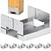 Yantuo 6 pcs 6x6 Post Anchor Base Adjustable Wood Post Brackets Metal Post Base Holder for Concrete for Deck PatioGazeboPergola