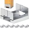 Yantuo 6 pcs 6x6 Post Anchor Base Adjustable Wood Post Brackets Metal Post Base Holder for Concrete for Deck PatioGazeboPergola