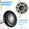 Funtery 24 Pack Nylon Garage Door Roller 2 Inch Quiet Garage Rollers Bulk 6200z Bearing Replacement Roller 47 Inch Stem for Door Supplies