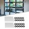 gtpartes GTPARTES 80mm Garage Door Hinge Quiet Roller Sleeves Compatible with Quiet Garage Door Rollers Bearing Precision Bearings High Load Standard Rollers Hardware Tools 20pcs