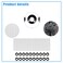 gtpartes GTPARTES 80mm Garage Door Hinge Quiet Roller Sleeves Compatible with Quiet Garage Door Rollers Bearing Precision Bearings High Load Standard Rollers Hardware Tools 20pcs
