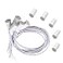 QLXHBOT Magnetic Door Switch RC33 NC Recessed Wired Security Window Door Contact Sensor Alarm White 5 Sets
