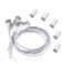 QLXHBOT Magnetic Door Switch RC33 NC Recessed Wired Security Window Door Contact Sensor Alarm White 5 Sets