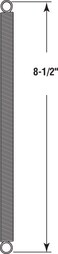 PRIME-LINE PrimeLine SP 9632 Extension Spring Spring Steel Construction NickelPlated Finish 0047 GA x 12 In x 812 In Closed Single Loop Single Pack