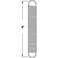 PRIME-LINE PrimeLine SP 9669 Extension Spring Spring Steel Construction NickelPlated Finish 0047 GA x 916 In x 4 In Single Loop Open 2 Pack