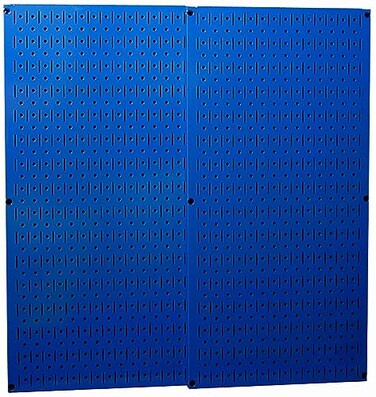 Wall Control 30P3232BU Blue Metal Pegboard Pack