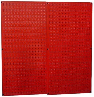 Wall Control 30P3232R Red Metal Pegboard Pack