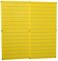 Wall Control Yellow Metal Pegboard by 2 Pack