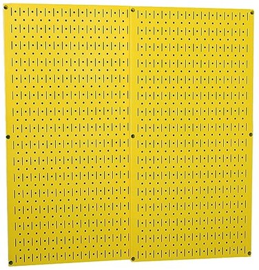Wall Control Yellow Metal Pegboard by 2 Pack